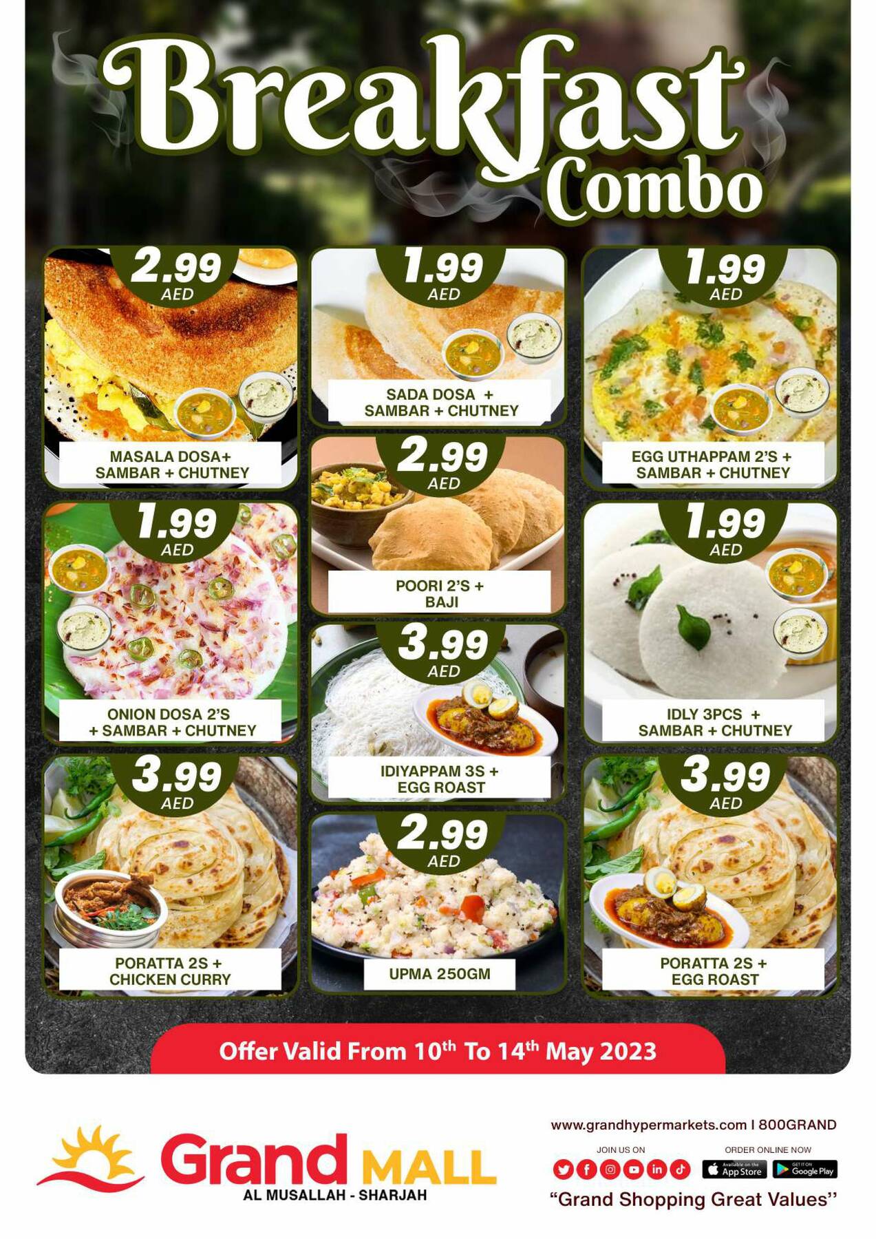 Grand Hypermarket Breakfast Offers