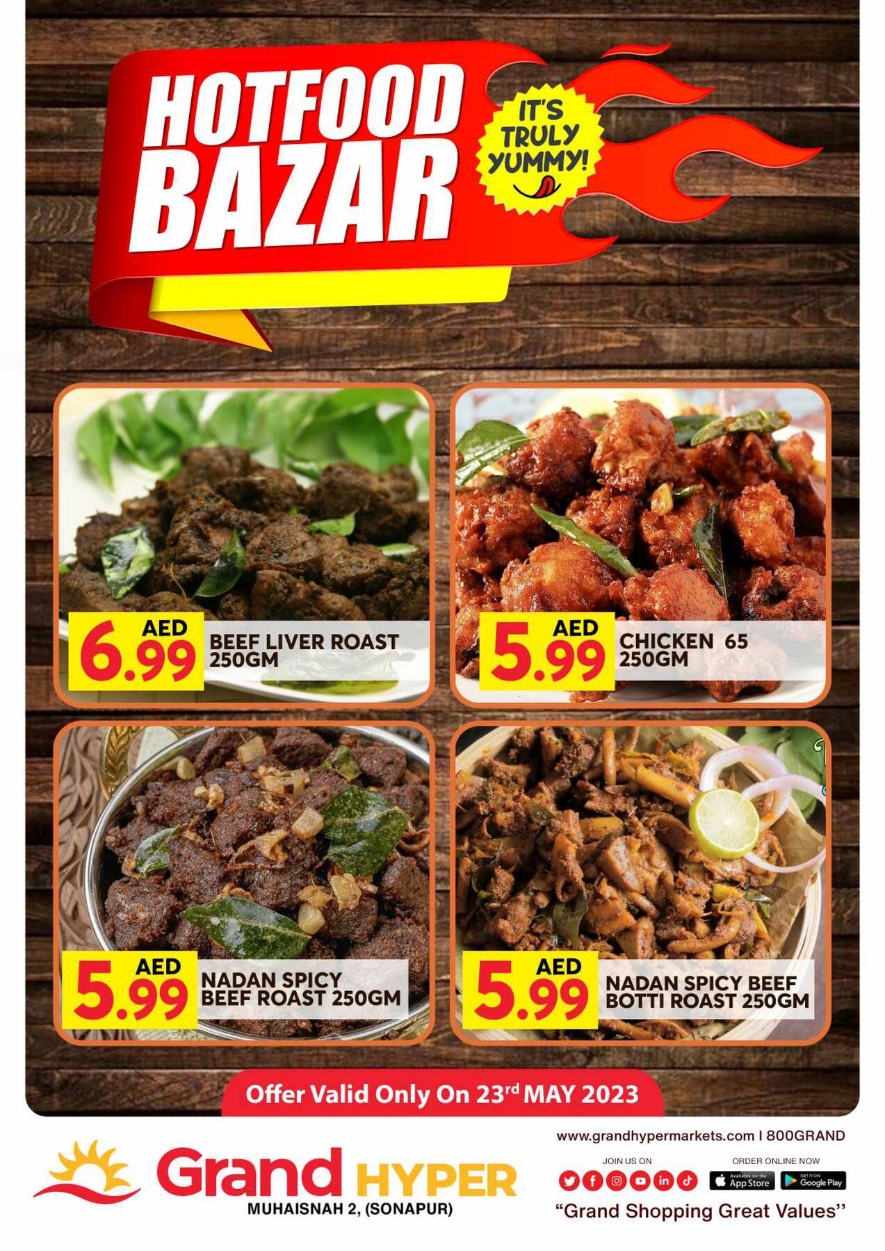 Grand Hypermarket Hot Food Bazar Offers Catalog