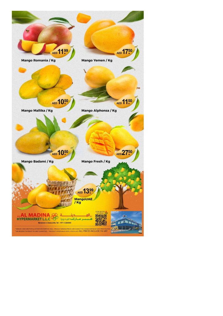 Al Madina Hypermarket Mango Feast Offers