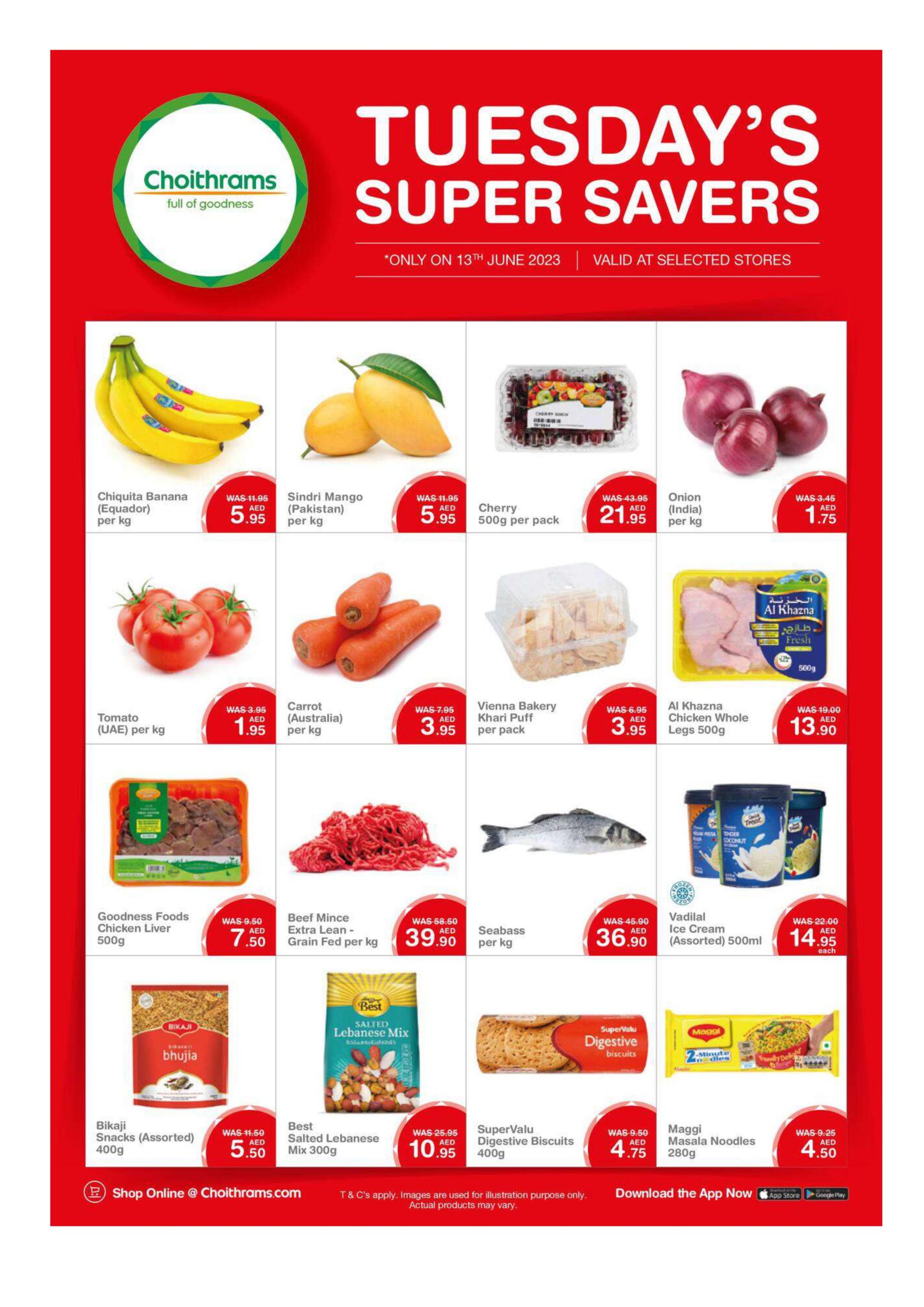 Choithrams Tuesday Super Savers Offers