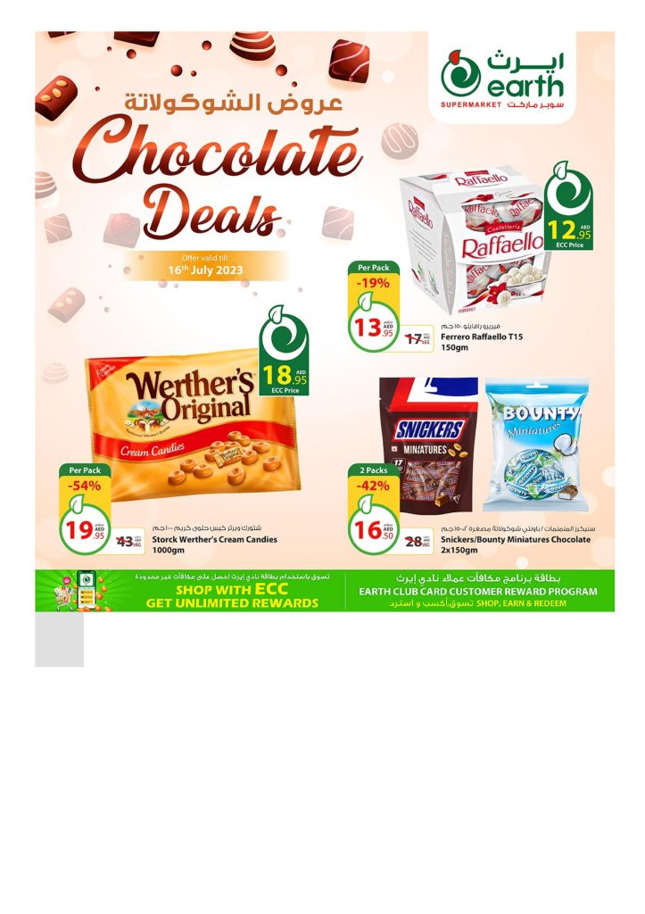 Earth Stores Chocolate Deals Offers Catalog